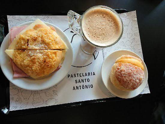 The Portuguese Breakfast at a Local Pastry Café