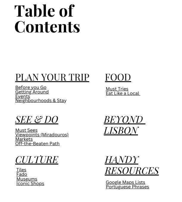 What's inside of Digital travel guides?