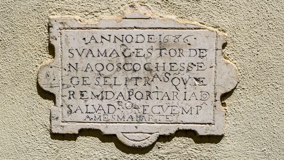 Lisbon Has Still a Traffic Sign from 1686