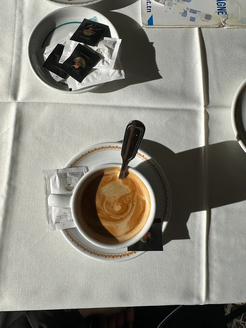 The Portuguese Breakfast (at a local pastry café)
