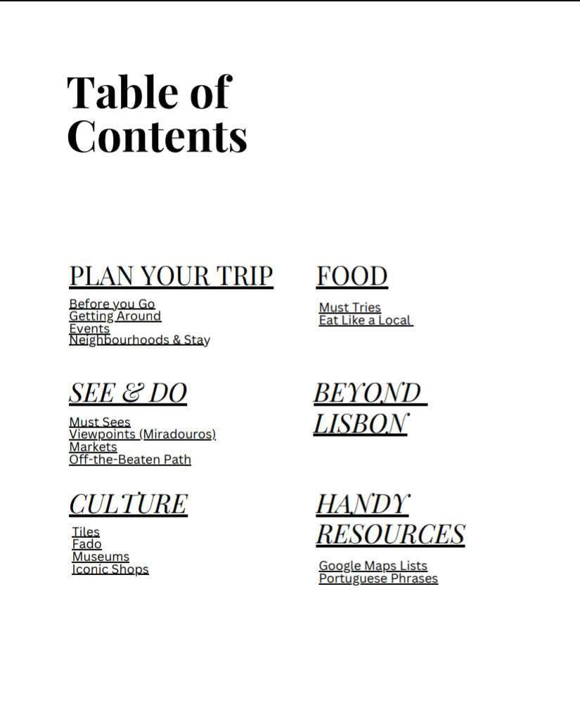 Lisbon Travel Guide